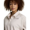 thumbnail image 4 of Reebok Women's All Seasons Oversize Polo Sweatshirt, Sizes XS–4X, 4 of 7