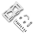 thumbnail image 1 of tamizeot RCGOFOLLOW Battery Mount Plate RC Car Part Hard To Deform Rc Battery Mount Plate For 1/24 SCX24 Crawler RC Upgrade Part Silver, 1 of 6