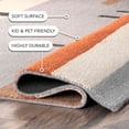 thumbnail image 3 of nuLOOM Cori Wool Abstract Contemporary Area Rug, 6' x 9', Peach, 3 of 9