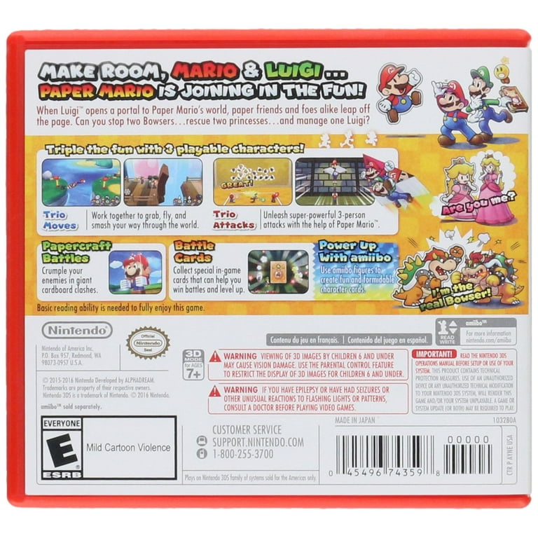 Mario & Luigi: Paper Jam (3DS) tem tradução para português de Portugal -  Nintendo Blast