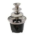 thumbnail image 6 of 3 Tier Electric Chocolate Fountain,Commercial Stainless Steel Luxury Cheese Cascading Fondue Chocolate Fountain Machine - Melts Cheese,Chocolate,Queso,Candy - Small, 6 of 10