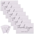thumbnail image 6 of CCOCC 2026 New 100 Pcs Thank You Card Decor Greeting Cards for Gift Packing for Birthdays,Holidays,Weddings,Special Events,Gift Wrapping,Appreciation Notes,Celebrations., 6 of 6