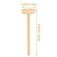 thumbnail image 3 of PEACNNG 12 Pcs Mini Wooden Mallet Small Hammer Hand Training Toy Baby, 3 of 6