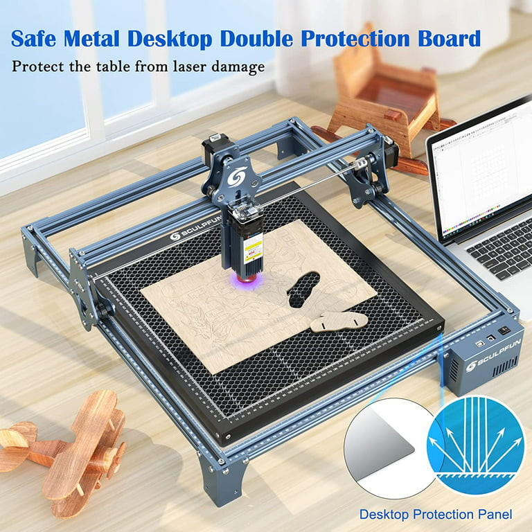 Laser Honeycomb Working Table, Honeycomb Laser Bed for Smooth Edge Cutting,  Fast Heat Dissipation and Desktop-Protecting