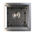 thumbnail image 3 of Transolid PUSB15159 Studio Stainless Steel 15-in Undermount Kitchen Sink Kitchen Sink in Stainless Steel, 3 of 15
