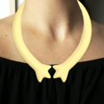 thumbnail image 2 of Neck Cooling Tube Cooling Neck Wraps Comfortable Lightweight Hands Free Ice Pack Yellow, 2 of 8