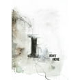 thumbnail image 2 of Design Fabrikken 18x24 White Modern Wood Framed Museum Art Print Titled - Right Here, 2 of 4
