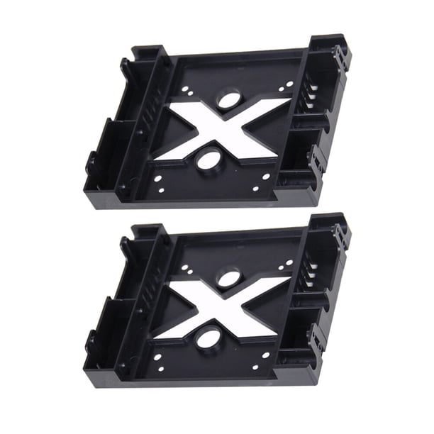 Adaptador de bahía frontal de 2 piezas de 5,25 pulgadas a 2.5 pulgadas Soporte de montaje de 3.5 pulgadas