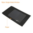 thumbnail image 4 of Unique Bargains A4 Clear Single Sided Mailing Photos Full Face Window Envelopes, Black 10 Pack, 4 of 5