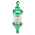 thumbnail image 1 of MAYUJIAA Metal Glass Inline Gas Oil Fuel Filter 8mm Thread Replacement for Motorcycle (Green) QM321-55414, 1 of 1