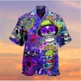 thumbnail image 2 of Las camisas más nuevas para hombre, ropa de calle, camisa de playa para hombre, camisa hawaiana de manga corta con calavera 3d genial, camisetas de verano de gran tamaño para hombre, ropa para mujer, 2 of 4