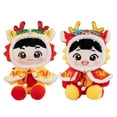 thumbnail image 3 of Colcolo Chinese New Year Plush Doll Decoration 2024 New Years of Dragon for Home Room 1 Pair, 3 of 8