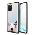 thumbnail image 1 of FINCIBO Slim TPU Bumper + Clear Hard Back Cover for Samsung Galaxy S10 Lite 6.7" 2020, Animal Bull Terrier Dog, 1 of 6