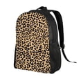 thumbnail image 3 of Single Side Full Backpack 16.1×11.8×4.5in Large Capacity Breathable Shoulder Belt Leisure Simple And Strong Bearing Capacity Leopard Print Pattern Background_3, 3 of 8