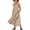 Khaki, variant on Ruyang Summer Dresses for Teen Girls Cotton Linen Crewneck Sleeveless Tank Dresses Beach Vacation A-line Swing Dresses