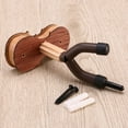 thumbnail image 3 of SEWOART Violin Hanger with Wood Base Wall Mount Easy to Install for Home and Practice, 3 of 6