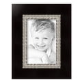 thumbnail image 2 of ArtToFrames 8" x 12" Espresso with Silver Lip Picture Frame, 8x12 inch Silver Wood Poster Frame (WOM-4951),  Pack, 2 of 7