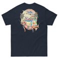 thumbnail image 5 of Mens Hang In There Relax Hammock Social Distancing Parrots Beach T-Shirt, 5 of 9