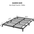 thumbnail image 2 of Historyli Bed Frame, Queen Size, Sturdy Metal Platform, with Storage Space, No Box Spring Needed, 8INCH, 2 of 6