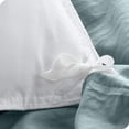 thumbnail image 5 of Premium Washed Microfiber Duvet Cover and Sham Set Dusty Blue King - Cal King 3 Piece, 5 of 5