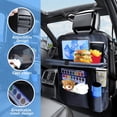 thumbnail image 4 of Organizador de coche para asiento trasero (paquete de 2), 9 bolsillos de almacenamiento, organizador de coche con soporte para tabletas, artículos esenciales de viaje para viajes largos, 4 of 7