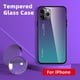 thumbnail image 2 of Carcasa de vidrio templado 9H con degradado para iPhone 11 (azul púrpura) Likrtyny Para estrenar, 2 of 7