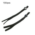 thumbnail image 3 of 30Pcs Spandex Elastic Band Adjustable Adjustable Earmuff Stretchy Earmuff Rope DIY Crafts Sewing String, Black, 100Pcs, 3 of 8