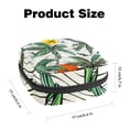 thumbnail image 2 of Hand Drawn Palm Trees Ocean Waves Pattern Sanitary Napkin Storage Bag, Zipper Menstrual Cup Pouch Feminine Menstruation First Period Pads Holder for Girls Women Ladies, 2 of 6
