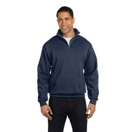 - Jerzees Adult 8 oz. NuBlend® Quarter-Zip Cadet Collar Sweatshirt