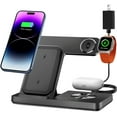 TRAHOOWireless Charger, 3 in 1 Charging Station for Multi Devices