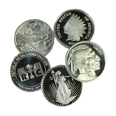 1 oz Silver Rounds - Generic