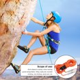 thumbnail image 3 of Escalada senderismo de montaña de 10 mm de diámetro 10m/32.81 pies Cordón deportivo de mochilero de trekking de emergencia con hebilla Inevent OD020409-00, 3 of 7