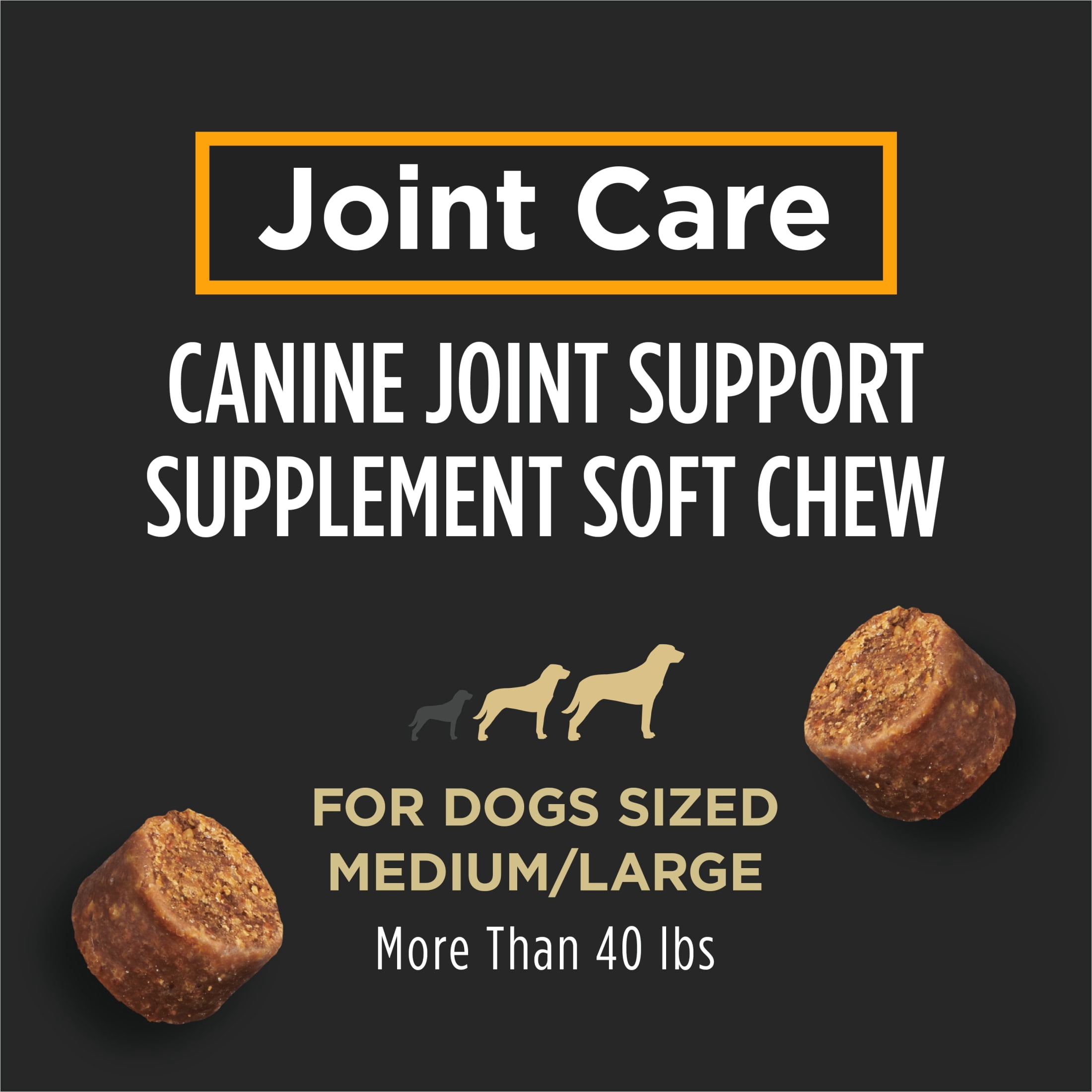 Purina Pro Plan Veterinary Supplements Joint Care Mobility Canine Joint Supplement Hip and Joint Dog Chews, 5.29 oz.