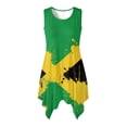 thumbnail image 5 of Yuyamidu Matching Outfits for Couples Jamaica Flag Dress for Women Trendy Asymmetrical Dress Mens Flag Shirt Button Down Shirt Men Short Sleeve Shirts, 5 of 7
