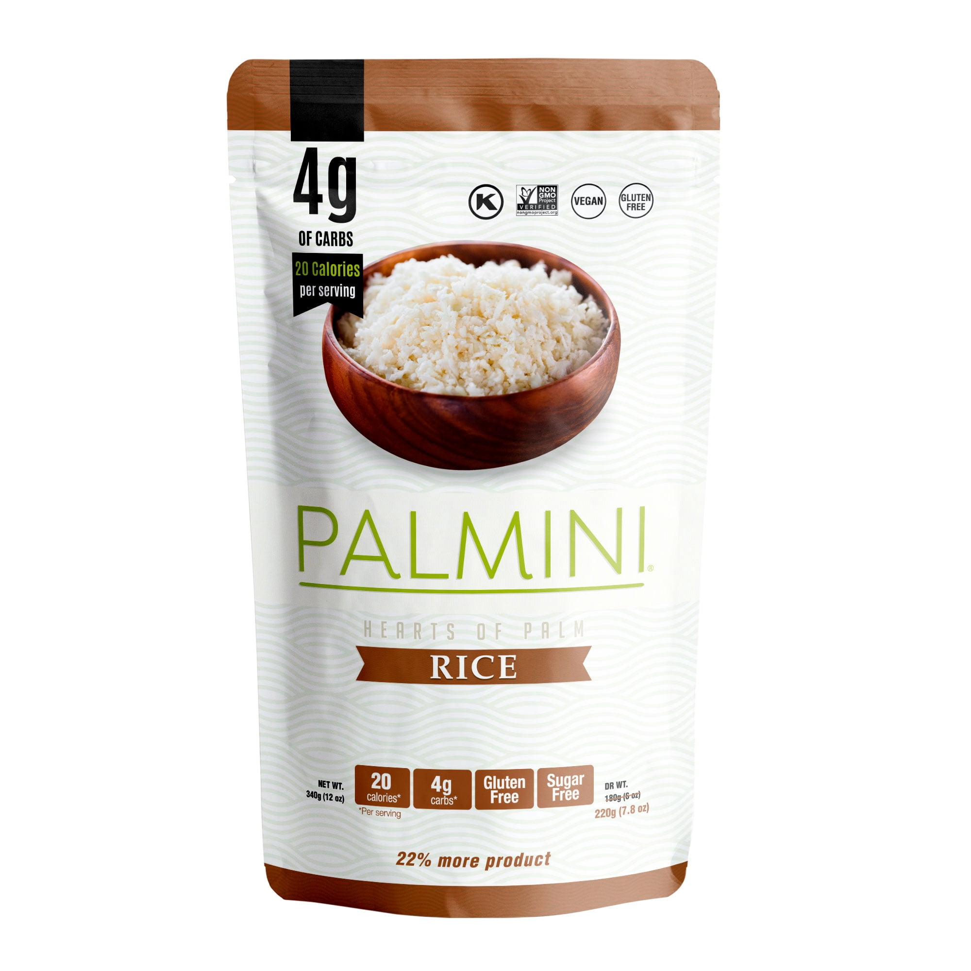 Palmini Pouch VARIETY PACK | Linguine | Angel Hair | Lasagna | Rice | Mashed | 4g of Carbs | As Seen On Shark Tank | Gluten Free (12 Ounce (Pack of 5))