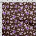 thumbnail image 3 of Soimoi Floral Vintage Print, Velvet Fabric, Decor Sewing Fabric By The Yard 54 Inch Wide,Decorative Fabric For Upholstery And Home Accents, Brown, 3 of 5