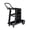 Tilt handle, variant on Welding Cart, 3-Tier Heavy Duty Welder Cart with 400 Lbs Load Capacity, Rolling Metal Utility Cart with Raised Handle, 360° Swivel Wheels for TIG, TIG, MMA, Plasma Cutter Welding Machine