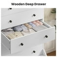 thumbnail image 5 of 6 Drawer Dresser for Bedroom Vertical Dressers,Modern Chest of Drawers,Closet Dressers with Drawers for Living Room, Entryway, Hallway,White, 5 of 10