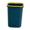 thumbnail image 4 of Bote de Basura con Tapa Abierta, Canasta de Basura Grande Rectangular para Residuos, Contenedor de Basura de Reciclaje para Cocina, Sala de , azul Macarena Papelera casera, 4 of 8