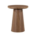 thumbnail image 3 of Better Homes & Gardens Ashby Pedestal End Table, Walnut Finish, 3 of 8