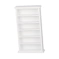 thumbnail image 1 of BELOVING 1/12 Dollhouse Miniature Bookcase Birthday Gift Prop Miniature Storage Shelf White, 1 of 10