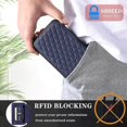 thumbnail image 5 of Funda con textura de cuadrícula y cordón para Samsung Galaxy A54 5G (negra), 5 of 5