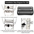 thumbnail image 3 of 21B for Braun Series 3 Replacement Head Compatible with 3 Series Models 3000s, 3010s, 3040s, 3050cc etc, 3 of 5