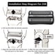 thumbnail image 3 of 21B for Braun Series 3 Replacement Head Compatible with 3 Series Models 3000s, 3010s, 3040s, 3050cc etc, 3 of 5