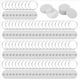 thumbnail image 2 of 300 Juegos de Piezas de de BotóN en Blanco de 32Mm/1,25 Pulgadas para MáQuina de Botones Piezas de BotóN de 58Mm, de BotóN en Blanco de Circular, 2 of 9