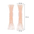 thumbnail image 6 of Women Long Ultra-thin Mesh Arm Sleeves Sun UV Protection Cooling Fingerless Gloves Lace Tulle Sunscreen Arm Leg Sleeves for Cycling Driving Hiking Fishing, 6 of 8
