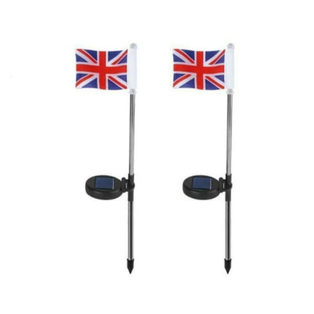 

DYTTDO Outdoor Furniture Solar Britain Flag Light Yard Lawn Light Home Garden Courtyard Decor Cost Saving Geat Gifts for Family for Garden Patio Courtyard Lawn