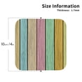 thumbnail image 2 of Leather Coasters with Heat-resistant for Drinks, Pastel Wood Planks Cup Coasters Cup Pad Mat for Tabletop Protection, Coffee Table, Office Desk and Housewarming Gift, 2 of 5