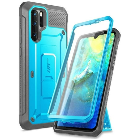 SUPCASE Unicorn Beetle Pro Series Designed for Huawei P30 Pro Case (2019 Release) Full-Body Dual Layer Rugged with Holster & Kickstand (Blue)
