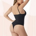thumbnail image 3 of Defitshape Women's Tummy Control Shapewear Thong Body Shaper Spandex Slimming Firm Firm Control Fitted Shaper Black 6-8, 3 of 4